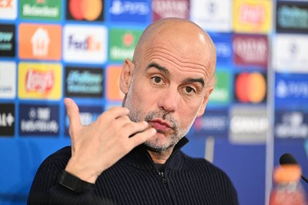 Ahead of Monaco v Manchester City - UEFA Champions League MONACO, MONACO - SEPTEMBER 30: Pep Guardiola, Manager of Manchester City speaks during a press conference, PK, Pressekonferenz ahead of the UEFA Champions League group stage week 2 match against AS Monaco at Stade Louis II in Monaco, Monaco on September 30, 2025. Mustafa Yalcin Anadolu Monaco Monaco. Editorial use only. Please get in touch for any other usage.  Copyright: x2025xAnadoluxMustafaxYalcinx