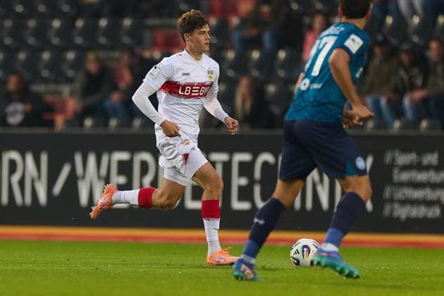 Lauri Penna VfB Stuttgart II, 07 GER, VfB Stuttgart II vs SV Wehen Wiesbaden, Football, Men, 3 Liga, Matchday 9, Season 2025 2026, 30 09 2025 GER, VfB Stuttgart II vs SV Wehen Wiesbaden, Football, Men, 3 Liga, Matchday 9, Season 2025 2026, 30 09 2025 Aspach Copyright: xEibner-Pressefoto GeraldxOelze-dx EP_ODS