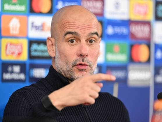 Ahead of Monaco v Manchester City - UEFA Champions League MONACO, MONACO - SEPTEMBER 30: Pep Guardiola, Manager of Manchester City speaks during a press conference, PK, Pressekonferenz ahead of the UEFA Champions League group stage week 2 match against AS Monaco at Stade Louis II in Monaco, Monaco on September 30, 2025. Mustafa Yalcin Anadolu Monaco Monaco. Editorial use only. Please get in touch for any other usage.  Copyright: x2025xAnadoluxMustafaxYalcinx