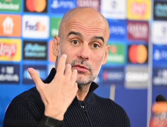 Ahead of Monaco v Manchester City - UEFA Champions League MONACO, MONACO - SEPTEMBER 30: Pep Guardiola, Manager of Manchester City speaks during a press conference, PK, Pressekonferenz ahead of the UEFA Champions League group stage week 2 match against AS Monaco at Stade Louis II in Monaco, Monaco on September 30, 2025. Mustafa Yalcin Anadolu Monaco Monaco. Editorial use only. Please get in touch for any other usage.  Copyright: x2025xAnadoluxMustafaxYalcinx