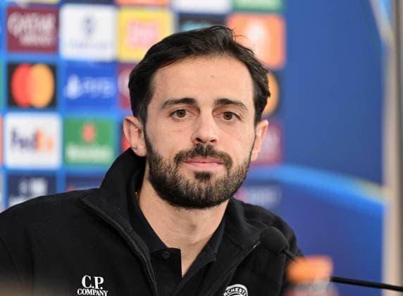 Ahead of Monaco v Manchester City - UEFA Champions League MONACO, MONACO - SEPTEMBER 30: Bernardo Silva of Manchester City speaks during a press conference, PK, Pressekonferenz ahead of the UEFA Champions League group stage week 2 match against AS Monaco at Stade Louis II in Monaco, Monaco on September 30, 2025. Mustafa Yalcin Anadolu Monaco Monaco. Editorial use only. Please get in touch for any other usage.  Copyright: x2025xAnadoluxMustafaxYalcinx