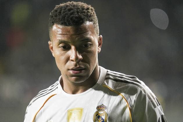 Kairat Almaty v Real Madrid - UEFA Champions League ALMATY, KAZAKHSTAN - SEPTEMBER 30: Real Madrid’s Kylian Mbappe is seen during the UEFA Champions League group stage match between Kairat Almaty and Real Madrid at Almaty Ortalyk Stadion in Almaty, Kazakhstan on September 30, 2025. Turar Kazangapov Anadolu Almati Kazakhstan. Editorial use only. Please get in touch for any other usage.  Copyright: x2025xAnadoluxTurarxKazangapovx
