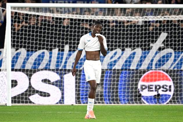 Atalanta v Club Brugge - UEFA Champions League BERGAMO, ITALY - SEPTEMBER 30 : Ordonez Joel defender of Club Brugge looks dejected during the UEFA Champions League 2025 26 League Phase MD2 match between Atalanta and Club Brugge on September 30, 2025 in Bergamo, Italy, 30 09 2025 Bergamo Italy  Copyright: xPeterxDexVoechtx