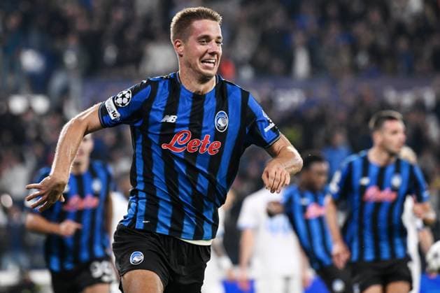Mg Bergamo 30 09 2025 - Champions League Atalanta-Club Brugge foto Matteo Gribaudi Image nella foto: esultanza gol Mario Pasalic 