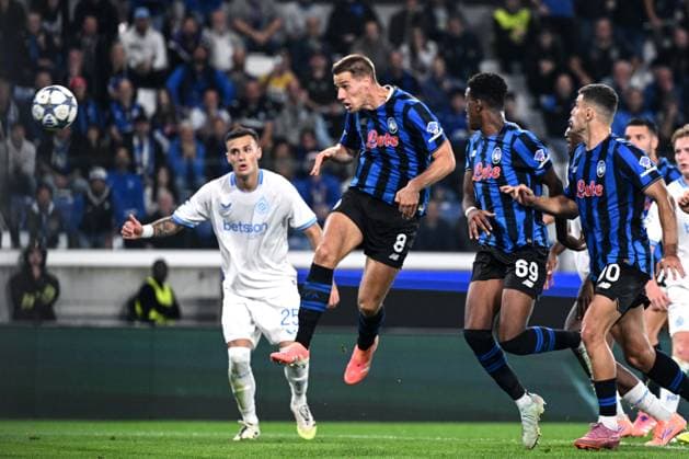 Mg Bergamo 30 09 2025 - Champions League Atalanta-Club Brugge foto Matteo Gribaudi Image nella foto: esultanza gol Mario Pasalic 