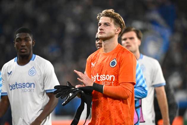 Atalanta v Club Brugge - UEFA Champions League BERGAMO, ITALY - SEPTEMBER 30 : Jackers Nordin goalkeeper of Club Brugge during the UEFA Champions League 2025 26 League Phase MD2 match between Atalanta and Club Brugge on September 30, 2025 in Bergamo, Italy, 30 09 2025 Bergamo Italy  Copyright: xPeterxDexVoechtx