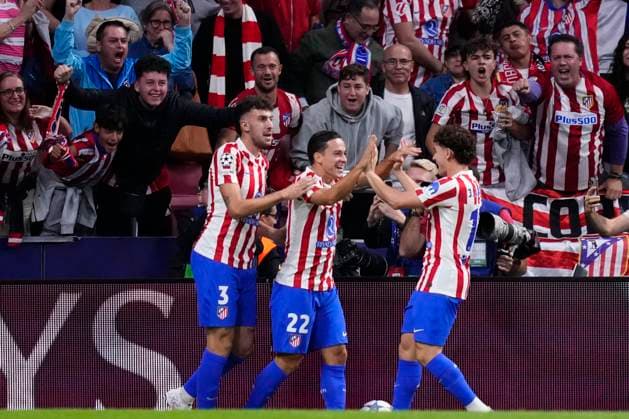 Atletico de Madrid v Eintracht Frankfurt - UEFA Champions League 2025 26 League Phase MD2 Giacomo Raspadori second striker of Atletico de Madrid and Italy celebrates after scoring his sides first goal during the UEFA Champions League 2025 26 League Phase MD2 match between Atletico de Madrid and Eintracht Frankfurt at Estadio Metropolitano on September 30, 2025 in Madrid, Spain. Madrid Spain  Copyright: xJosexBretonx originalFilename:bretonhernandez-atletico250930_npGU4.jpg