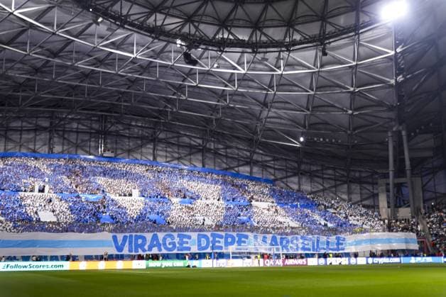 MARSEILLE , 30-09-2025 , Stade Velodrome , season 2025 2026 , UEFA Champions League football , League phase Matchday 2 , match between Olympique de Marseille and Ajax , picture shows atmosphere in the stadium Olympique de Marseille - Ajax  x31295348x Copyright:
