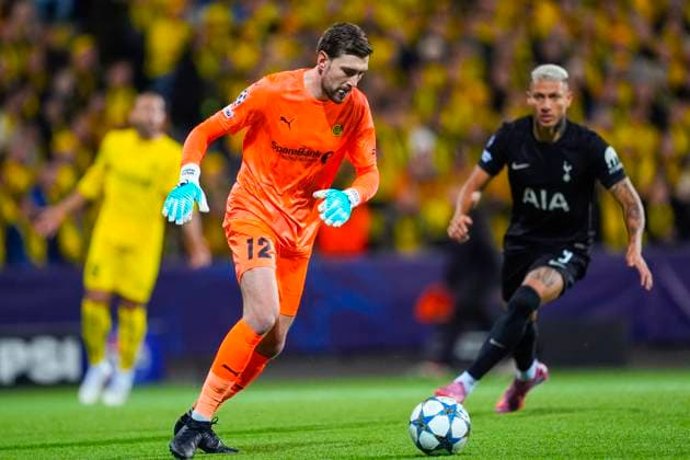 UEFA Champions League 2025 2026 Bodo Glimt Tottenham Bodo 20250930 Bodo Glimt s goalkeeper Nikita Haikin during the Champions League match between Bodo Glimt and Tottenham at Aspmyra Stadium Photo Lise Aserud NTB Bodo Norway EDITORIAL USE ONLY RESTRICTED USE FOR BETTING COMPANIES  Copyright: xLisexAserudx xNTBx
