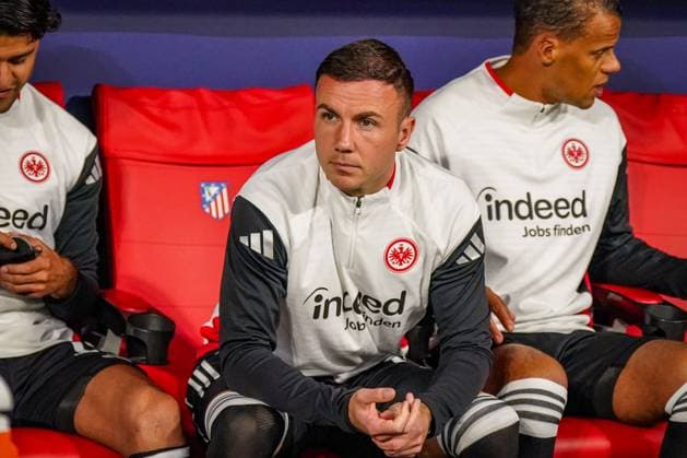 UEFA Champions League 2025 26, Matchday 2 Atletico Madrid vs Eintracht Frankfurt Riyadh Air Metropolitano Madrid, Spain Mario Götze Mario Gotze Eintracht Frankfurt, 27 Copyright: xJOERANxSTEINSIEKx