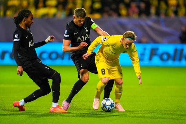 UEFA Champions League 2025 2026 Bodo Glimt Tottenham Bodo 20250930 Bodo Glimts Sondre Auklend The Champions League match between Bodo Glimt and Tottenham at Aspmyra Stadium Photo Lise Aserud NTB Bodo Norway EDITORIAL USE ONLY RESTRICTED USE FOR BETTING COMPANIES  Copyright: xLisexAserudx xNTBx