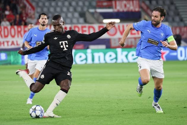 Nicolas Jackson Muenchen 11 scored the 3 0 for Bayern Muenchen CYP, FC Pafos FC Bayern Muenchen, Football, Champions League, Matchday 2, Season 2025 2026, 30 09 2025 CYP, FC Pafos FC Bayern Muenchen, Football, Champions League, Matchday 2, Season 2025 2026, 30 09 2025 Limassol Copyright: xEibner-Pressefoto JoergxNiebergax EP_JNL