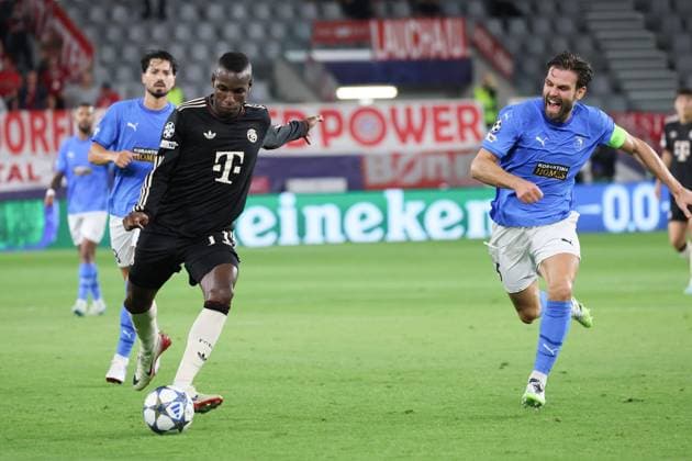 Nicolas Jackson Muenchen 11 scored the 3 0 for Bayern Muenchen CYP, FC Pafos FC Bayern Muenchen, Football, Champions League, Matchday 2, Season 2025 2026, 30 09 2025 CYP, FC Pafos FC Bayern Muenchen, Football, Champions League, Matchday 2, Season 2025 2026, 30 09 2025 Limassol Copyright: xEibner-Pressefoto JoergxNiebergax EP_JNL