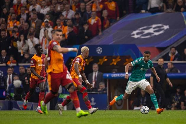Football - UEFA Champions League - League Phase - Galatasaray A.Åž v Liverpool FC ISTANBUL, TURKEY - Tuesday, September 30, 2025: Liverpool s Cody Gakpo during the UEFA Champions League match between Galatasaray A.Åž. and Liverpool FC at the Ali Sami Yen Stadium. (Photo by David Rawcliffe Propaganda) ISTANBUL Ali Sami Yen Stadium MARMARA TURKEY  Copyright: xDavidxRawcliffex P2025-09-30-Galatasaray_Liverpool-61