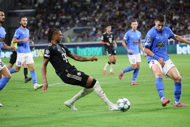 Michael Olise Bayern Muenchen 17 , CYP, FC Pafos FC Bayern Muenchen, Football, Champions League, Matchday 2, Season 2025 2026, 30 09 2025 CYP, FC Pafos FC Bayern Muenchen, Football, Champions League, Matchday 2, Season 2025 2026, 30 09 2025 Limassol Copyright: xEibner-Pressefoto JoergxNiebergax EP_JNL
