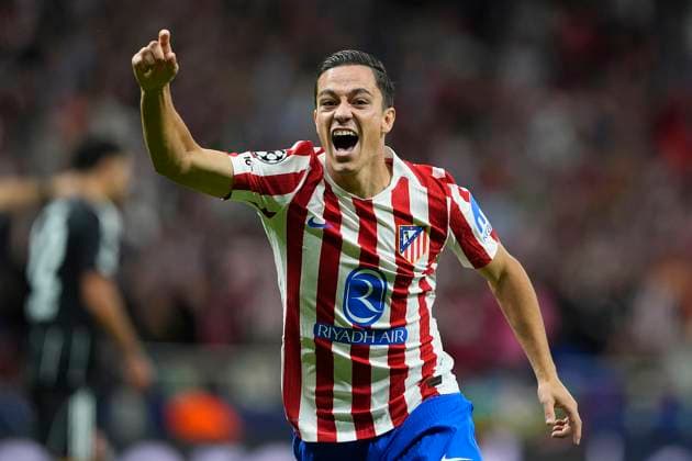 ATLETICO DE MADRID v EINTRACHT FRANKFURT. CHAMPIONS LEAGUE 2025 2026. ROUND 2 MATCH. Atletico de Madrid s Giacomo Raspadori celebrates goal during Champions League 2025 2026, Round 2 match. September 30 ,2025. (ALTERPHOTOS Acero) MadridSpain  Copyright: xAcerox