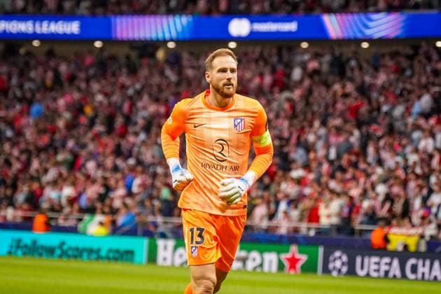 UEFA Champions League 2025 26, Matchday 2 Atletico Madrid vs Eintracht Frankfurt Riyadh Air Metropolitano Madrid, Spain Jan Oblak Atletico Madrid, 13 Copyright: xJOERANxSTEINSIEKx