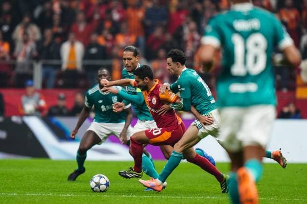 Galatasaray v Liverpool - UEFA Champions League ISTANBUL, TURKIYE - SEPTEMBER 30: Ilkay Gundogan (20) of Galatasaray in action during the UEFA Champions League week 2 match between Galatasaray and Liverpool at RAMS Park in Istanbul, Turkiye, on September 30, 2025. Hakan Akgun Anadolu Istanbul Turkey. Editorial use only. Please get in touch for any other usage.  Copyright: x2025xAnadoluxHakanxAkgunx