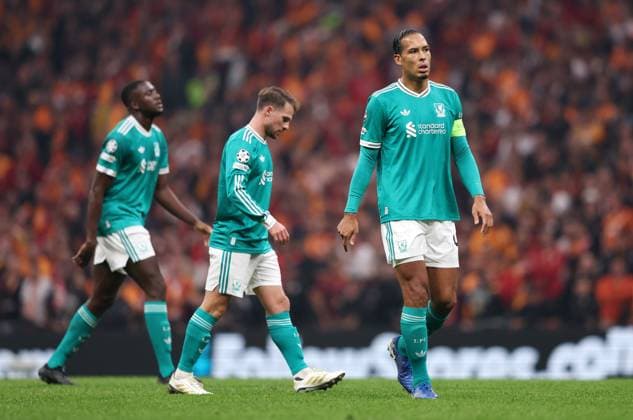 Virgil van Dijk of Liverpool Galatasaray v Liverpool, UEFA Champions League, Group Stage, Football, RAMS Park, Istanbul, Turkey - 30 Sep 2025Istanbul RAMS Park Turkey EDITORIAL USE ONLY No use with unauthorised audio, video, data, fixture lists, club league logos or live services. Online in-match use limited to 120 images, no video emulation. No use in betting, games or single club league player publications.  Copyright: xRaddadxJebarah Shutterstockx 15504034cb