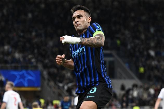 Db Milano 30 09 2025 - Champions League Inter-Slavia Praga foto Daniele Buffa Image nella foto: esultanza gol Lautaro Martinez 