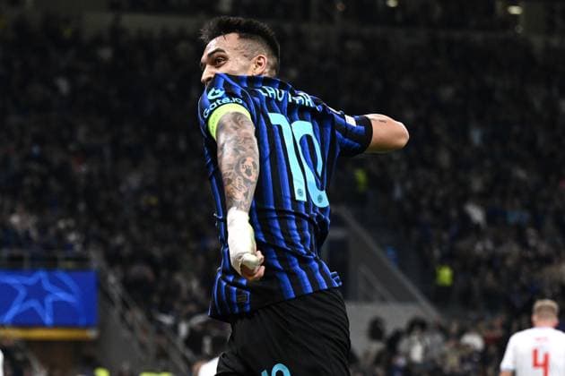Db Milano 30 09 2025 - Champions League Inter-Slavia Praga foto Daniele Buffa Image nella foto: esultanza gol Lautaro Martinez 