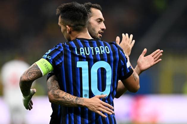 Db Milano 30 09 2025 - Champions League Inter-Slavia Praga foto Daniele Buffa Image nella foto: esultanza gol Lautaro Martinez 