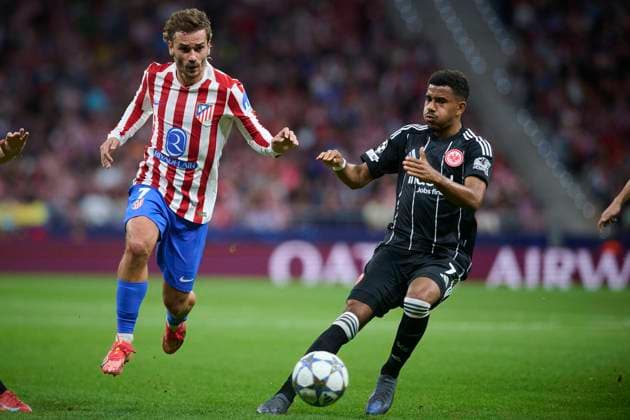 UEFA Champions League Atletico Madrid vs Eintracht Frankfurt at Riyadh Metropolitano stadium in Madrid, Spain. 30 September 2025 Griezmann 900 Cordon Press  900 CordonxPress LOF - UEFA Champions League Atletico Madrid vs Eintracht Frankfu