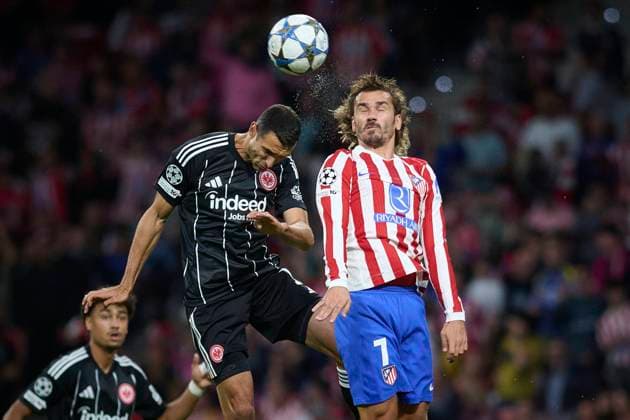 UEFA Champions League Atletico Madrid vs Eintracht Frankfurt at Riyadh Metropolitano stadium in Madrid, Spain. 30 September 2025 Griezmann 900 Cordon Press  900 CordonxPress LOF - UEFA Champions League Atletico Madrid vs Eintracht Frankfu