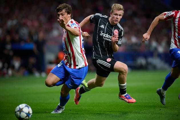 UEFA Champions League Atletico Madrid vs Eintracht Frankfurt at Riyadh Metropolitano stadium in Madrid, Spain. 30 September 2025 Lenormand 900 Cordon Press  900 CordonxPress LOF - UEFA Champions League Atletico Madrid vs Eintracht Frankfu