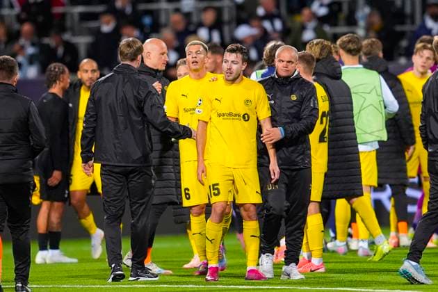UEFA Champions League 2025 2026 Bodo Glimt Tottenham Bodo 20250930 Bodo Glimts Fredrik Bjorkan after the Champions League match between Bodo Glimt and Tottenham at Aspmyra Stadium Photo Lise Aserud NTB Bodo Norway EDITORIAL USE ONLY RESTRICTED USE FOR BETTING COMPANIES  Copyright: xLisexAserudx xNTBx