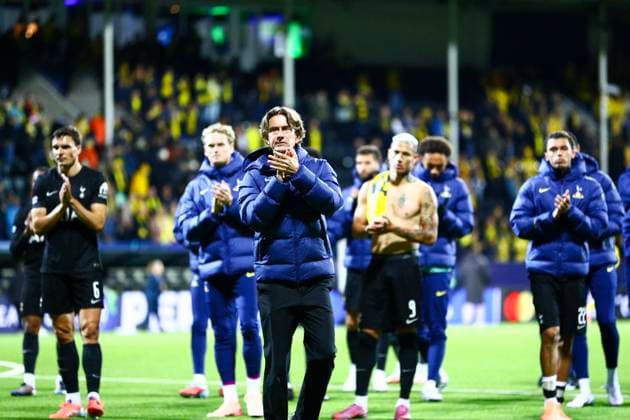 UEFA Champions League 2025 2026 Bodo Glimt Tottenham Bodo 20250930 Tottenham s coach Frank Thomas after the Champions League match between Bodo Glimt and Tottenham at Aspmyra Stadium Photo Mats Torbergsen NTB Bodo Norway EDITORIAL USE ONLY RESTRICTED USE FOR BETTING COMPANIES  Copyright: xMatsxTorbergsenx xNTBx