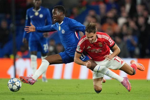 UEFA Champions League Chelsea v Benfica during the UEFA Champions League match Chelsea vs Benfica at Stamford Bridge, London, United Kingdom, 30th September 2025 (Photo by Harvey Murphy News Images) Copyright: xHarveyxMurphy NewsxImagesx