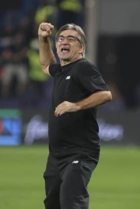 CALCIO - UEFA Champions League - Atalanta BC vs Club Brugge KV Ivan Juric Head Coach of Atalanta BC celebrate the victory at the end of Atalanta BC vs Club Brugge, Chanpions League 2025-26 League phase, Matchday 2Â°, game at New Balance Arena in Bergamo (BG), Italy, on September 30, 2025. Bergamo Italy  Copyright: xIPAxSport ABACAx