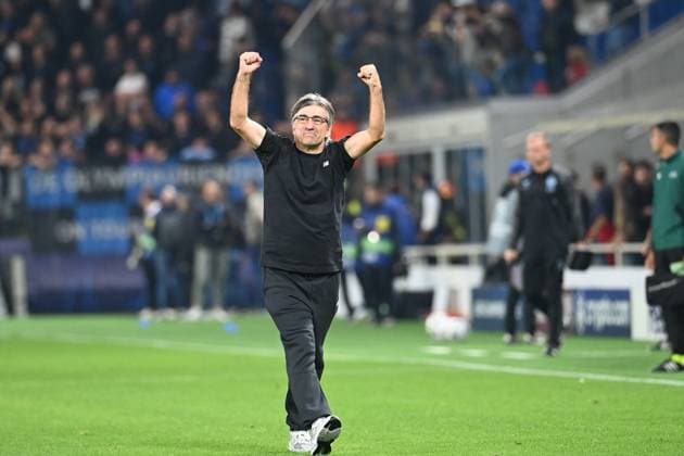 CALCIO - UEFA Champions League - Atalanta BC vs Club Brugge KV Ivan Juric (Atalanta Bc) celebrating the victory during Atalanta BC vs Club Brugge KV, UEFA Champions League football match in Bergamo, Italy, September 30 2025 Bergamo Italy  Copyright: xIPAxSport ABACAx