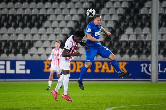 Germany, Soccer, Regionalliga Südwest, Season 2025 2026, Matchday 10 SC Freiburg II vs TSG Balingen Dreisamstadion Freiburg Ivo Colic TSG Balingen ,31 Bismark Adomah SC Freiburg II, 41 Simon Klostermann TSG Balingen ,33 Freiburg Dreisamstadion Baden Württemberg Germany Copyright: xFINLEYxMÖRCHx