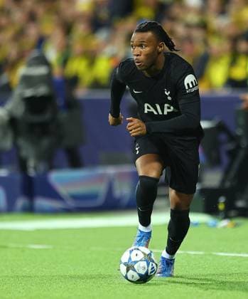 Destiny Udogie of Tottenham Hotspur FK Bodo Glimt v Tottenham Hotspur, UEFA Champions League, Group Stage, Football, Aspmyra Stadion, Bodo, Norway - 30 Sep 2025Bodo Aspmyra Stadion Norway EDITORIAL USE ONLY No use with unauthorised audio, video, data, fixture lists, club league logos or live services. Online in-match use limited to 120 images, no video emulation. No use in betting, games or single club league player publications.  Copyright: xMichaelxZemanek Shutterstockx 15504026cf