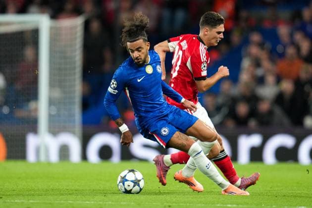 UEFA Champions League Chelsea v Benfica Malo Gusto of Chelsea during the UEFA Champions League match Chelsea vs Benfica at Stamford Bridge, London, United Kingdom, 30th September 2025 (Photo by Harvey Murphy News Images) Copyright: xHarveyxMurphy NewsxImagesx