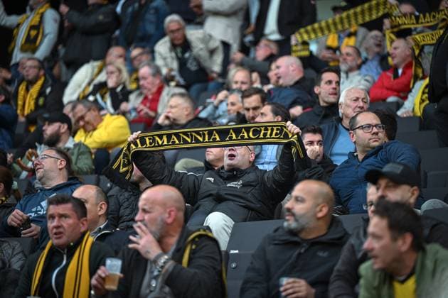 Germany, Soccer, 3 Liga, Matchday 9, 2025 2026, TSV Alemannia Aachen vs FC Erzgebirge Aue, 30 09 2025, Tivoli, Aachen, Germany, Copyright: xMarkusxVerwimpx