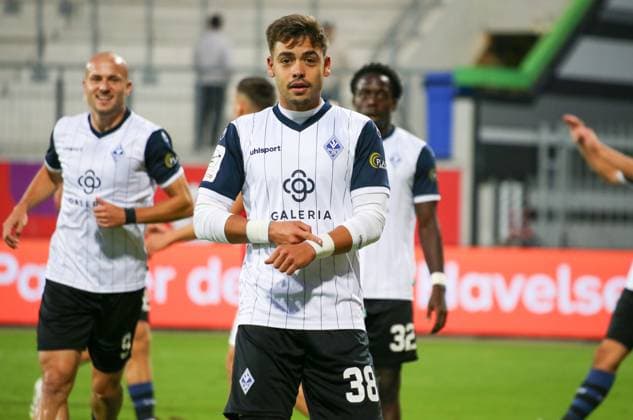 Germany Soccer 3 Liga 2025 26, 9 Matchday TSV Havelse vs Waldhof Mannheim Eilenriedestadion Stadion Hannover Masca Waldhof Mannheim, 38 Hannover Copyright: xAymanxAlahmedx