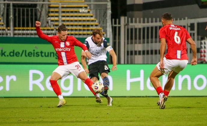Germany Soccer 3 Liga 2025 26, 9 Matchday TSV Havelse vs Waldhof Mannheim Eilenriedestadion Stadion Hannover Lukas Klünter Lukas Klunter Waldhof Mannheim, 24 Hannover Copyright: xAymanxAlahmedx