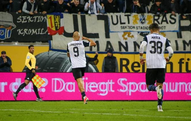 Germany Soccer 3 Liga 2025 26, 9 Matchday TSV Havelse vs Waldhof Mannheim Eilenriedestadion Stadion Hannover Felix Lohkemper Waldhof Mannheim, 9 Masca Waldhof Mannheim, 38 Hannover Copyright: xAymanxAlahmedx