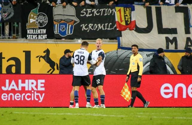 Germany Soccer 3 Liga 2025 26, 9 Matchday TSV Havelse vs Waldhof Mannheim Eilenriedestadion Stadion Hannover Felix Lohkemper Waldhof Mannheim, 9 Masca Waldhof Mannheim, 38 Hannover Copyright: xAymanxAlahmedx