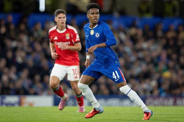 30th September 2025; Stamford Bridge, Chelsea, London, England: Champions League Football, Chelsea versus Benfica; Estevao of Chelsea  IanxStephen