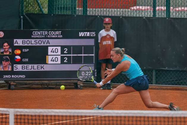 Sara Bejlek during the Internazionali di Calabria 2025 WTA, Tennis Damen 125 tennis match at Chiappetta Village, Rende (Cosenza), Italy.  Copyright: xFrancescoxFarina IPAxSportx xipa-agency.netx xx IPA_66000551 IPA_Agency_IPA66000551