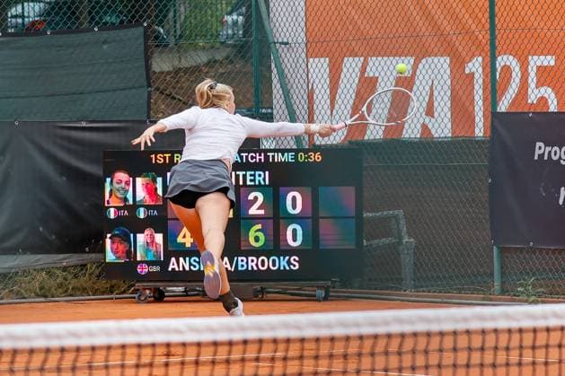 Double Tatiana Pieri and Dalila Spiteri vs Amina Anshba and Madelene Brooks during the Internazionali di Calabria 2025 WTA, Tennis Damen 125 tennis match at Chiappetta Village, Rende (Cosenza), Italy.  Copyright: xFrancescoxFarina IPAxSportx xipa-agency.netx xx IPA_66000575 IPA_Agency_IPA66000575
