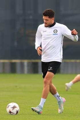 SOCCER - UEFA EL, Sturm vs Glasgow GRAZ,AUSTRIA,01.OCT.25 - SOCCER - UEFA Europa League, SK Sturm Graz vs Glasgow Rangers FC, training Sturm. Image shows Emir Karic (Sturm).  GEPAxpictures xMarioxBuehner-Weinrauch