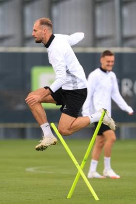 SOCCER - UEFA EL, Sturm vs Glasgow GRAZ,AUSTRIA,01.OCT.25 - SOCCER - UEFA Europa League, SK Sturm Graz vs Glasgow Rangers FC, training Sturm. Image shows Jon Gorenc-Stankovic (Sturm).  GEPAxpictures xMarioxBuehner-Weinrauch