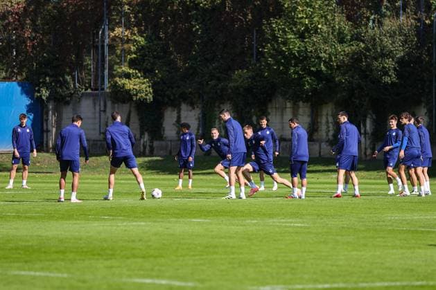 PXL_GNK Dinamo training GNK Dinamo training at Maksimir stadium in Zagreb, Croatia on 01. October 2025 before UEFA Europa league match with Maccabi Tel Aviv FC.  GoranxStanzl PIXSELL