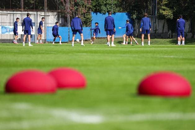 PXL_GNK Dinamo training GNK Dinamo training at Maksimir stadium in Zagreb, Croatia on 01. October 2025 before UEFA Europa league match with Maccabi Tel Aviv FC.  GoranxStanzl PIXSELL