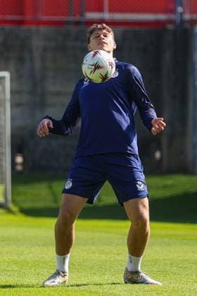 PXL_GNK Dinamo training GNK Dinamo training at Maksimir stadium in Zagreb, Croatia on 01. October 2025 before UEFA Europa league match with Maccabi Tel Aviv FC. Leon Jakirovic  GoranxStanzl PIXSELL